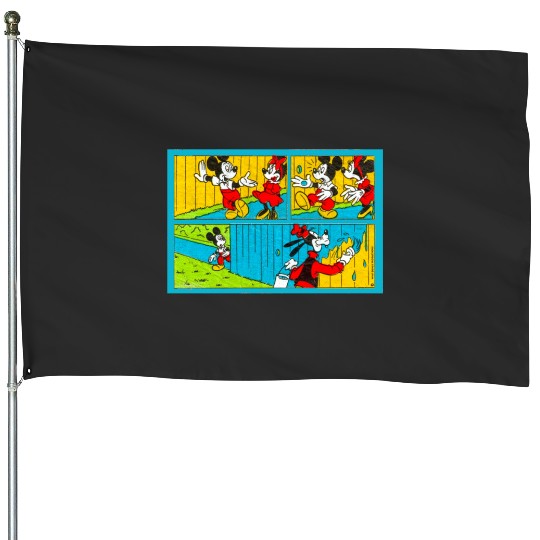 Comics  SALE!! Mickey Retro Disney Shirt, Mickey Checkered Shirt, Vintage Disney, Retro Mickey, Mickey Gift S-5XL House Flags