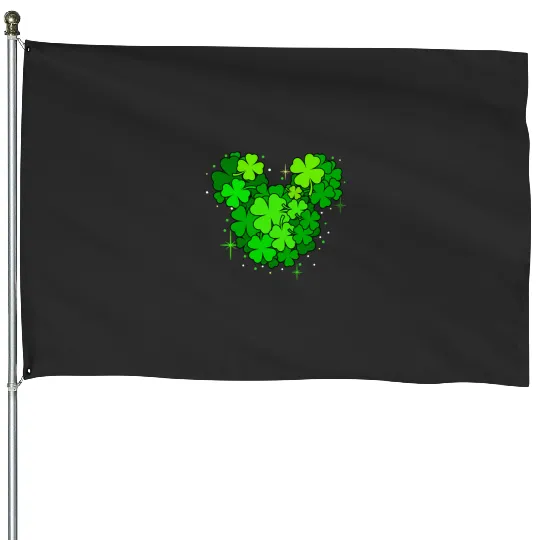 Happy St Patricks Day Mickeymouse  SALE!! Mickey Retro Disney Shirt, Mickey Checkered Shirt, Vintage Disney, Retro Mickey, Mickey Gift S-5XL House Flags