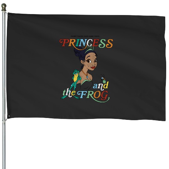 Disney Princess And The Frog Tiana And Frog Naveen Portrait House Flags