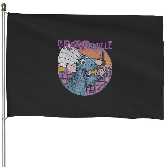 Disney Pixar Ratatouille Bon Appetit Circle Sign House Flags