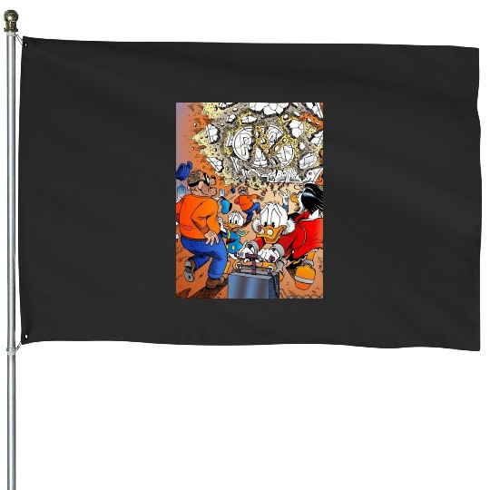 Scrooge McDuck  15SALE!! Mickey Retro Disney Shirt, Mickey Checkered Shirt, Vintage Disney, Retro Mickey, Mickey Gift S-5XL House Flags