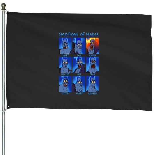 Disney Hercules Hades Emotions Graphic House Flags