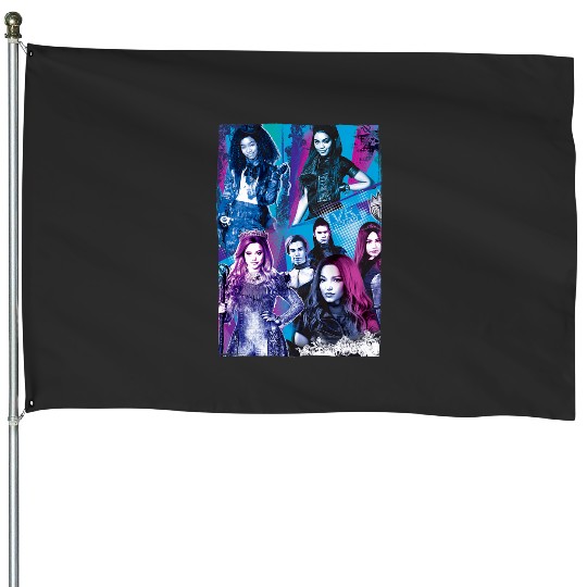 Disney Descendants  VK Kids House Flags