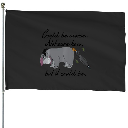 Disney Winnie The Pooh Eeyore Could Be Worse House Flags