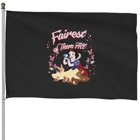 Disneys Snow White Fairest Of Them All Portrait Swea House Flags
