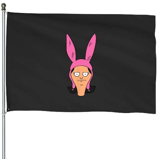 Bob's Burgers Louise Angry Big Face House Flags