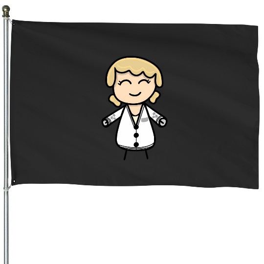 Discover Taylor Folklore Cartoon 2 House Flags