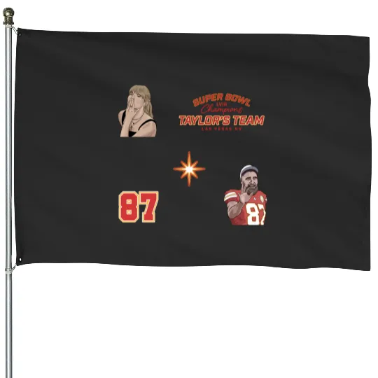 Discover Taylor Travis Kelce Design Pack 428 House Flags