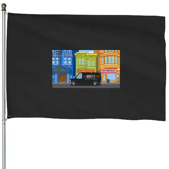 Bobs Burgers - Gone Insect-Y Seconds Exterminators - Bobs Burgers House Flags