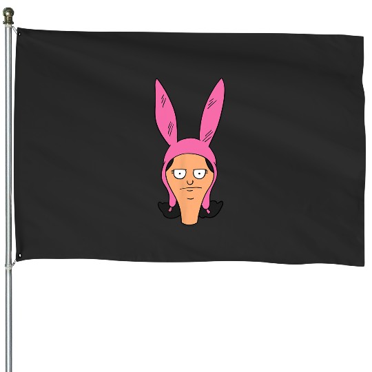 Bob's Burgers Louise Angry Big Face House Flags