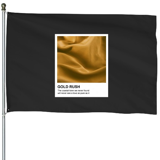 Tayl0r Swift Gold Rush Evermore Lyrics Photo Card House Flags