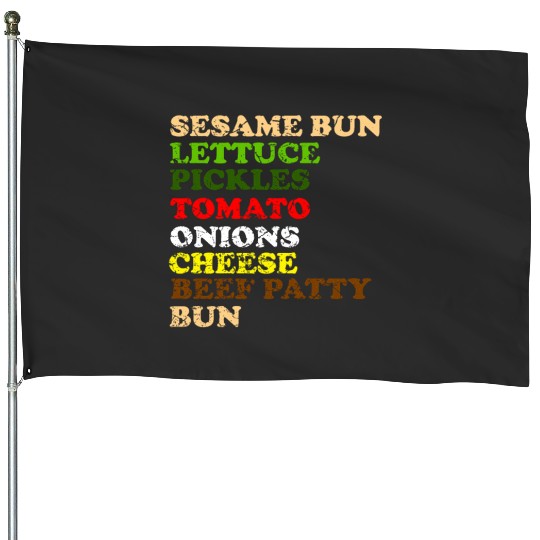 Funny Burger Hamburer Diet Fast Food Gift  : Bobs Burgers Family Shirt, Bobs Burgers Vintage House Flags