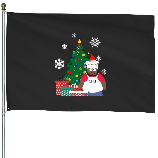 Chef Around The Christmas Tree South Park  3: Bobs Burgers Family Shirt, Bobs Burgers Vintage House Flags