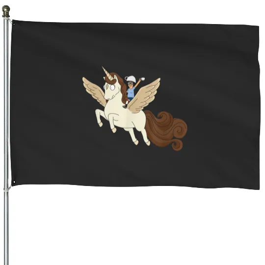 Bobs Burgers Tina Cfee Pegasus Sticker  : Bobs Burgers Family Shirt, Bobs Burgers Vintage House Flags