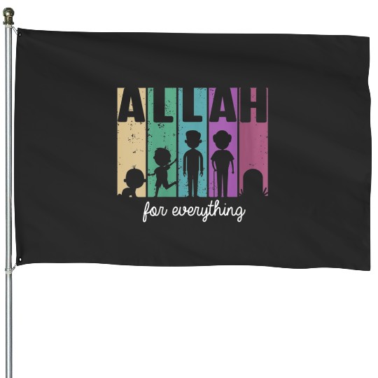 Womens Allah For Everything Islam Muslim Alhamdulillah Ramadan Gift    : Bobs Burgers Family Shirt, Bobs Burgers Vintage House Flags