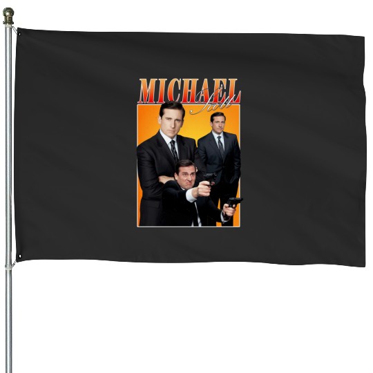 Michael Scott Homage Tee Premium : Bobs Burgers Family Shirt, Bobs Burgers Vintage House Flags