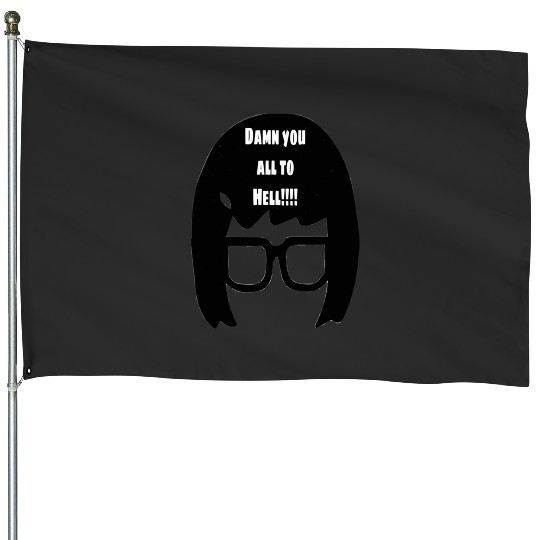 Bobs Burgers Tina Damn You _: Bobs Burgers Family Shirt, Bobs Burgers Vintage House Flags