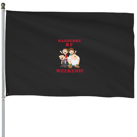 Hardcore B.F. Weekend  : Bobs Burgers Family Shirt, Bobs Burgers Vintage House Flags