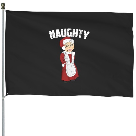 Naughty Or Nice Mrs Claus Christmas Shirt Funny  : Bobs Burgers Family Shirt, Bobs Burgers Vintage House Flags
