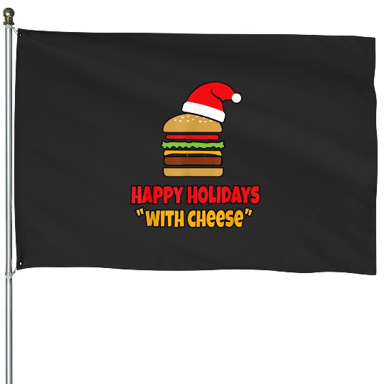 HAPPY HOLIDAYS WITH CHEESE   : Bobs Burgers Family Shirt, Bobs Burgers Vintage House Flags