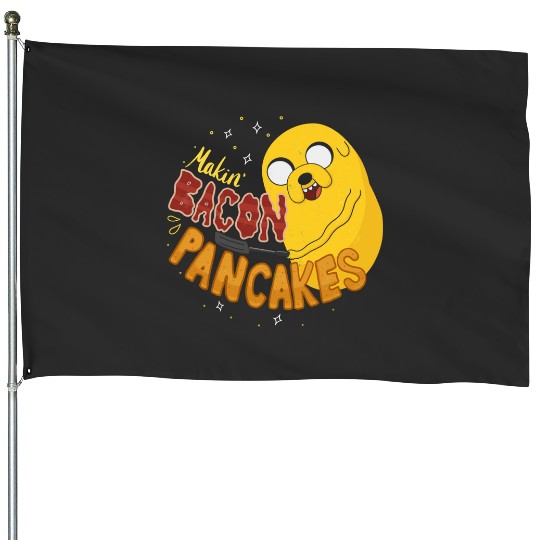 Makin Bacon Pancakes - Jake The Dog  : Bobs Burgers Family Shirt, Bobs Burgers Vintage House Flags
