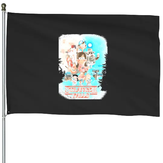 Gravity Falls Stranger falls  : Bobs Burgers Family Shirt, Bobs Burgers Vintage House Flags