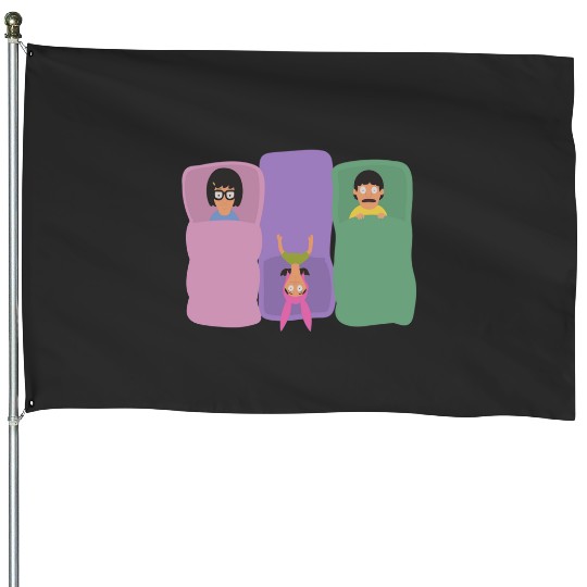 Belchers sleepover  1: Bobs Burgers Family Shirt, Bobs Burgers Vintage House Flags