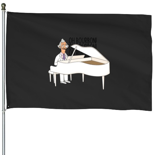 Mr Fischoeder Oh Bourbon  : Bobs Burgers Family Shirt, Bobs Burgers Vintage House Flags