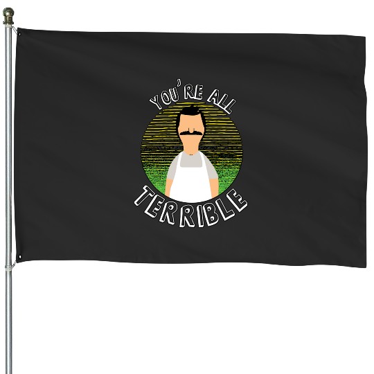 Bob Terrible  2: Bobs Burgers Family Shirt, Bobs Burgers Vintage House Flags
