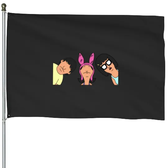 Louise: Bobs Burgers Family Shirt, Bobs Burgers Vintage House Flags