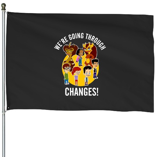 big mouth we are going through changes  : Bobs Burgers Family Shirt, Bobs Burgers Vintage House Flags