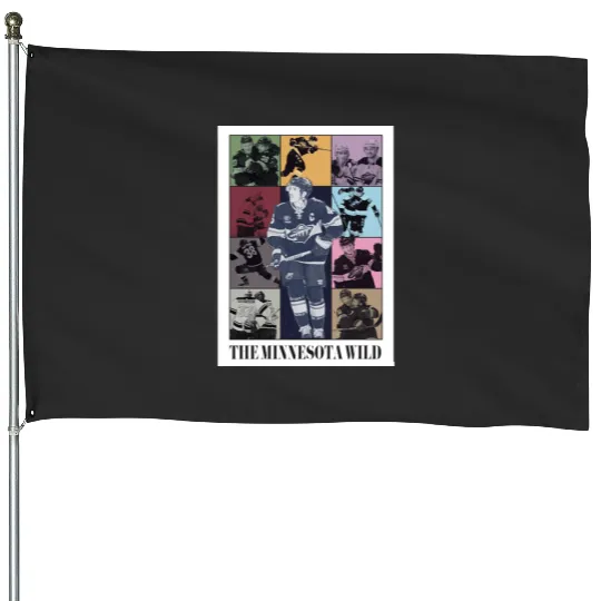 Minnesota Wild Eras Tour Poster House Flags