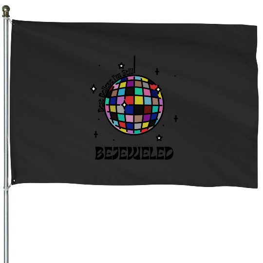 Discover bejeweled Taylor midnights mirrorball House Flags