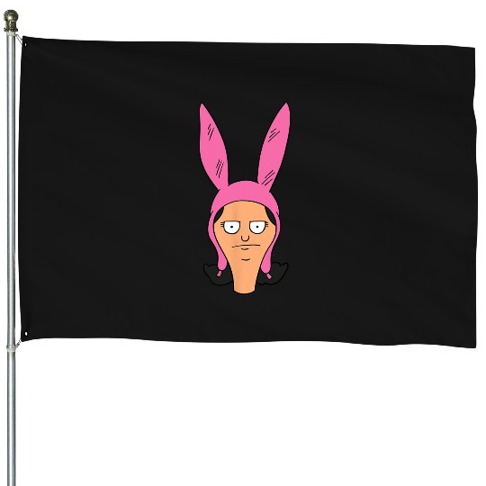 Bob's Burgers Louise Angry Big Face House Flags