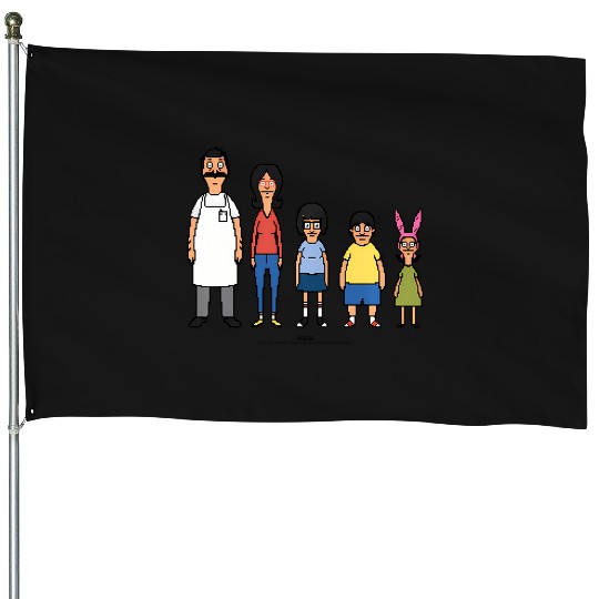 Bob'S Burgers 8 Bit House Flags