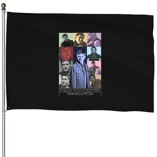 Dean Winchester Eras Tour  7 T-Shirt House Flags