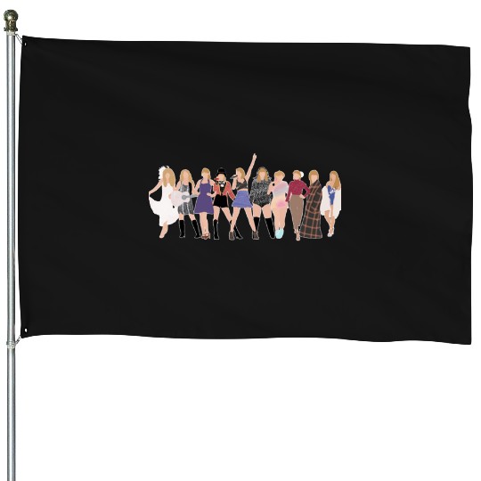 Discover Taylor Eras (includes midnights)   T-Shirt House Flags