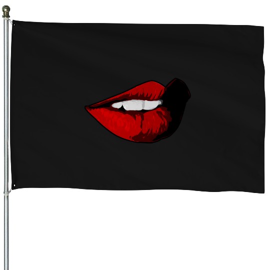 Discover Taylor Red Lips 3117 House Flags
