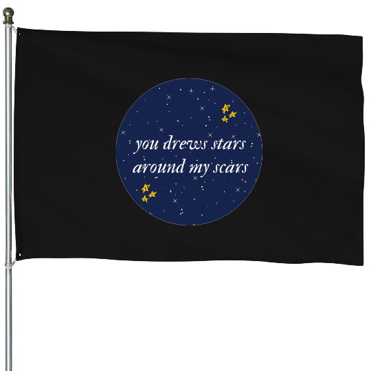 Discover Cardigan Taylor Folklore Paroles T-Shirt House Flags
