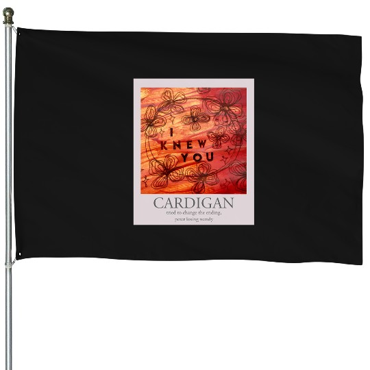 Discover Cardigan - Taylor - Folklore 1546 House Flags