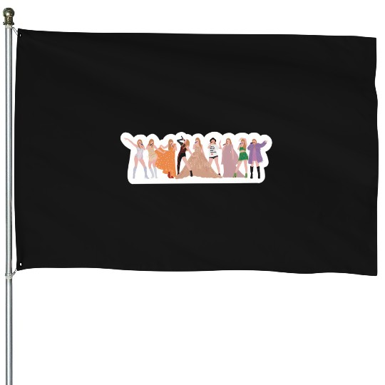Discover Taylor Eras Tour 1805 House Flags