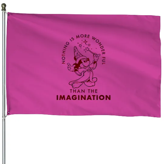 Mickey House Flags, Disney Sorcerer Mickey House Flags, Fantasia House Flags, Disneyland Disney World House Flags