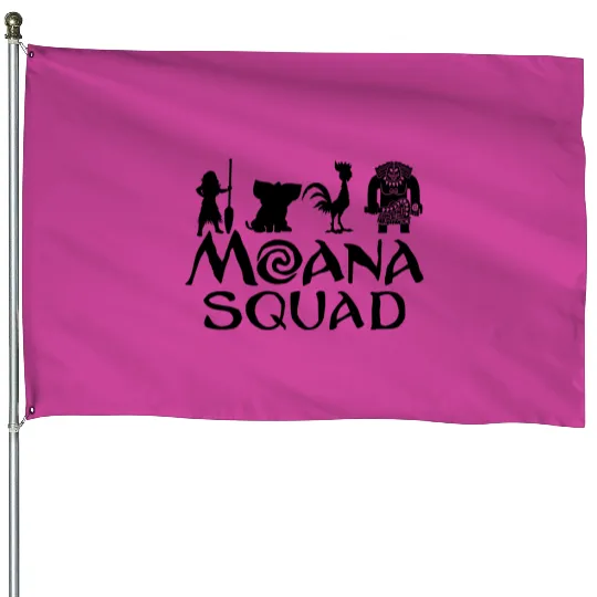 Moana Squad House Flags; Moana Fan House Flags; Maui, Pua, Hei Hei Pullover; Moana Movie Gift; Moana Disney Sweater; Family; Hoody; Jersey; (T295)
