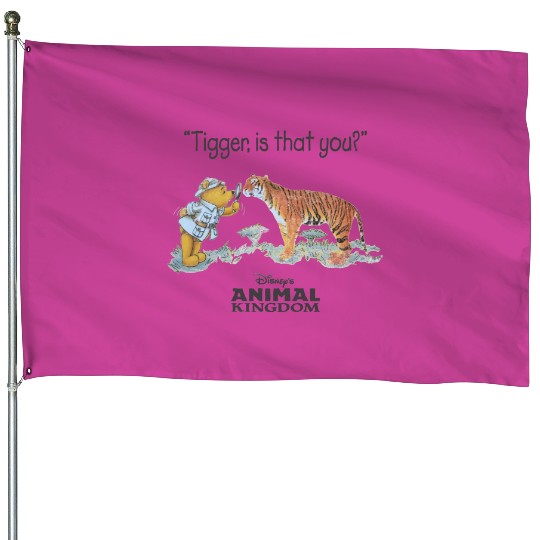 Tigger Is That You? House Flags, Pooh House Flags, Animal Kingdom House Flags, Pooh Animal Kingdom, Vintage Disney House Flags