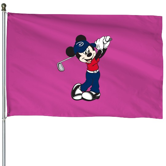 Mickey Golf House Flags, House Flags, House Flags, Disney Unisex House Flags