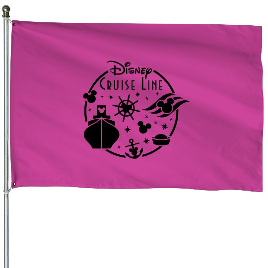 Disney Cruise House Flags, Disney Cruise Family House Flags