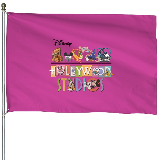 Vintage Hollywood Studios House Flags, Disney Trip 2023 House Flags