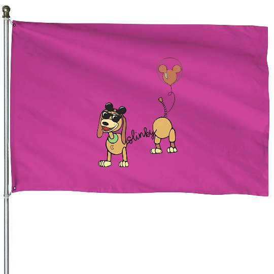 Slinky Dog House Flags, Disney Balloon Tank