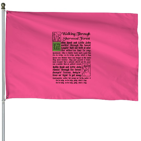 Sherwood Forest - Robin Hood Disney - House Flags