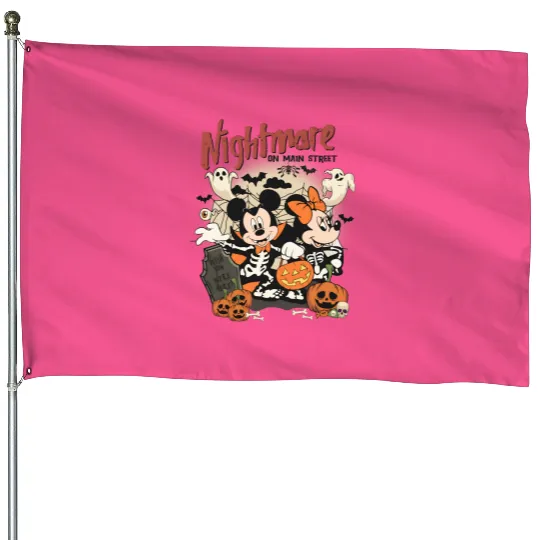 Disney vintage  House Flags - Disney Halloween House Flags - Disney Epcot House Flags